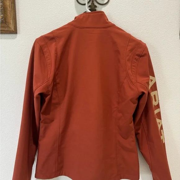 Ariat Women Softshell Jacket Orange and gold jacket from Ariat - Picture 4 of 4